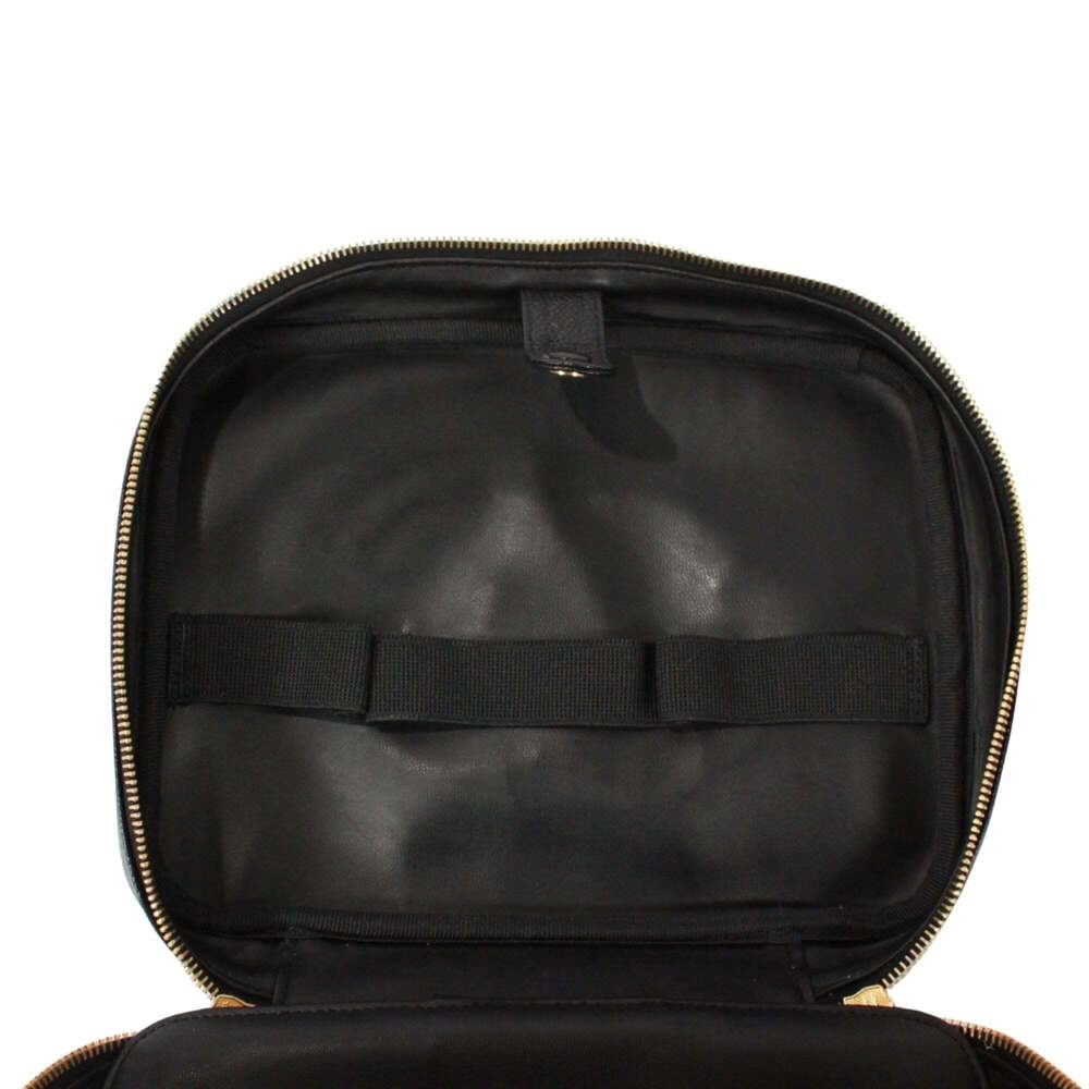 CHANEL Black Caviar Leather Logo Vanity Bag - Picture 8 of 15